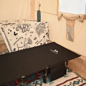 TOMOUNT Lightweight Camping Cot Portable Folding Bed for Tent