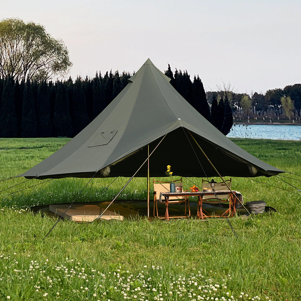 TOMOUNT Gaius™ TC 4-Season Glamping Bell Tent with Stove Jack