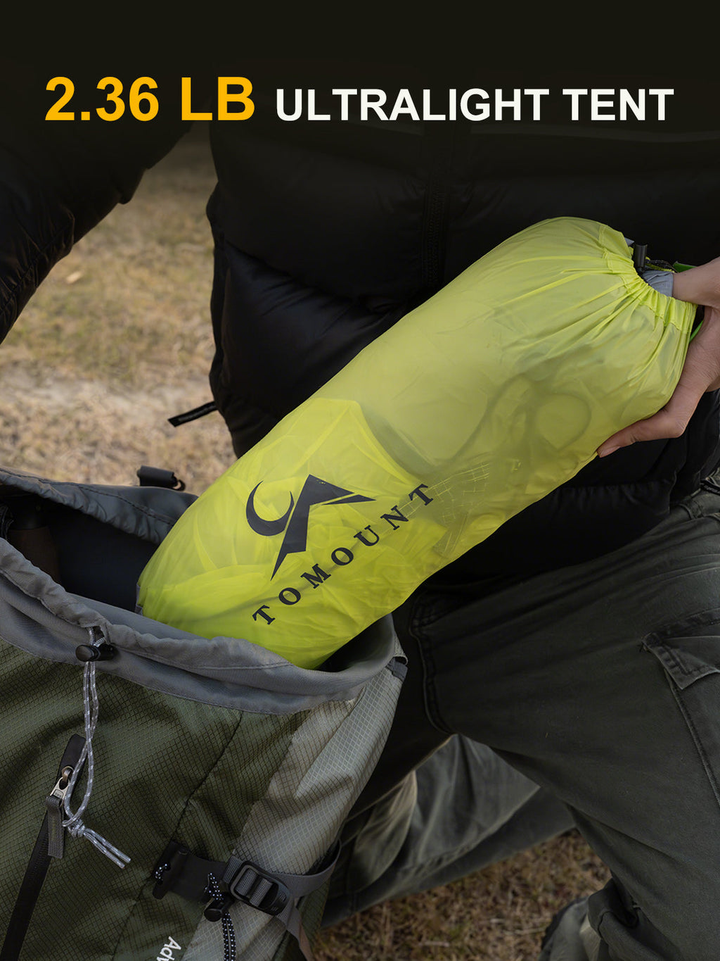 TOMOUNT Ridge™ Ultralight 15D Silnylon Bivy Trekking Pole Tent
