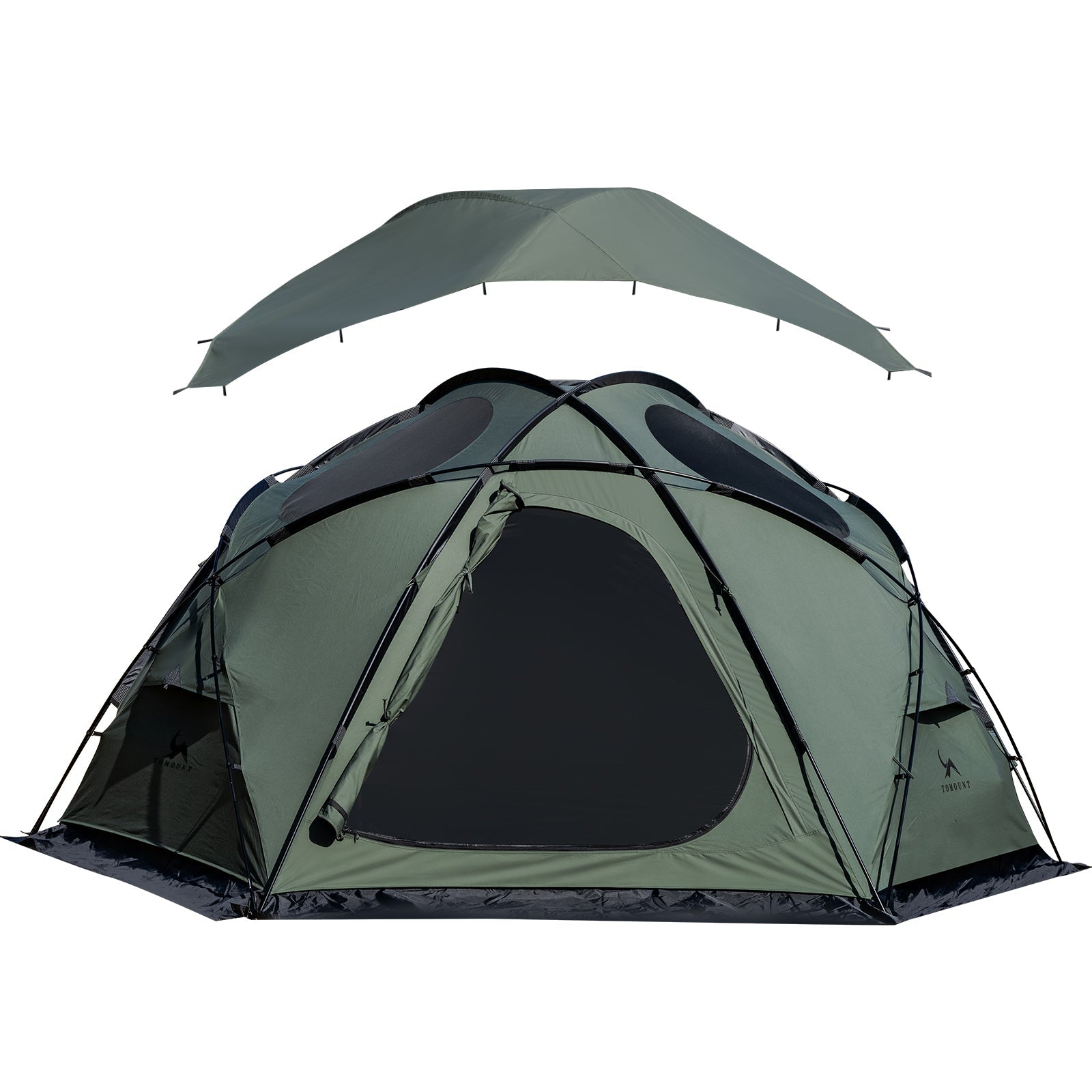 TOMOUNT Zeal™ pro Dome Canvas Tent 4-Season Glamping Hot Tent