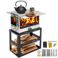 TOMOUNT Ultra-Large Capacity Wood Burning Stove for Hot Tents & Canvas Tents