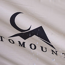 TOMOUNT Droplet™ Canvas Bell Tent with Stove Jack & Starview Window