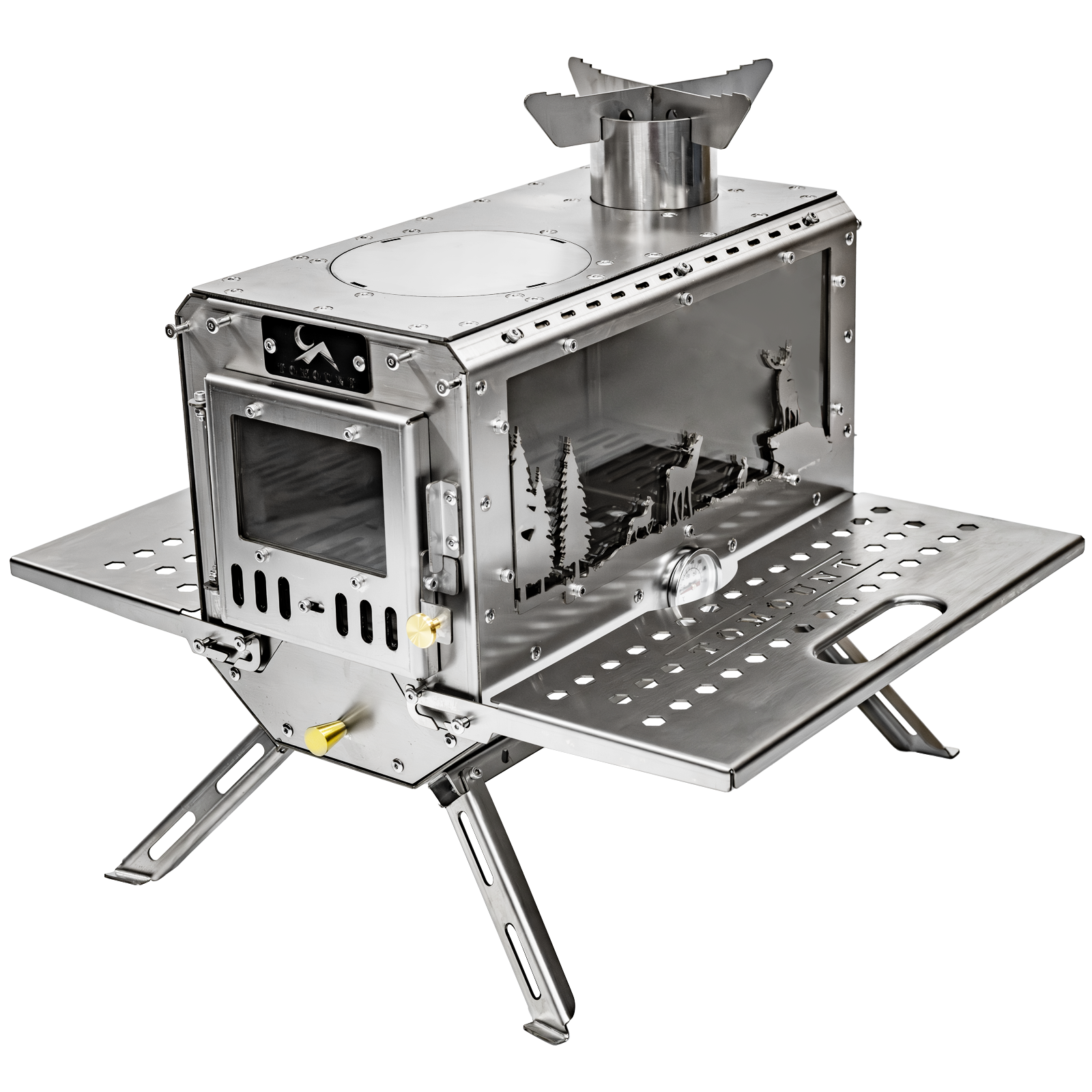 TOMOUNT Ultra-Large Capacity Wood Burning Stove for Hot Tents