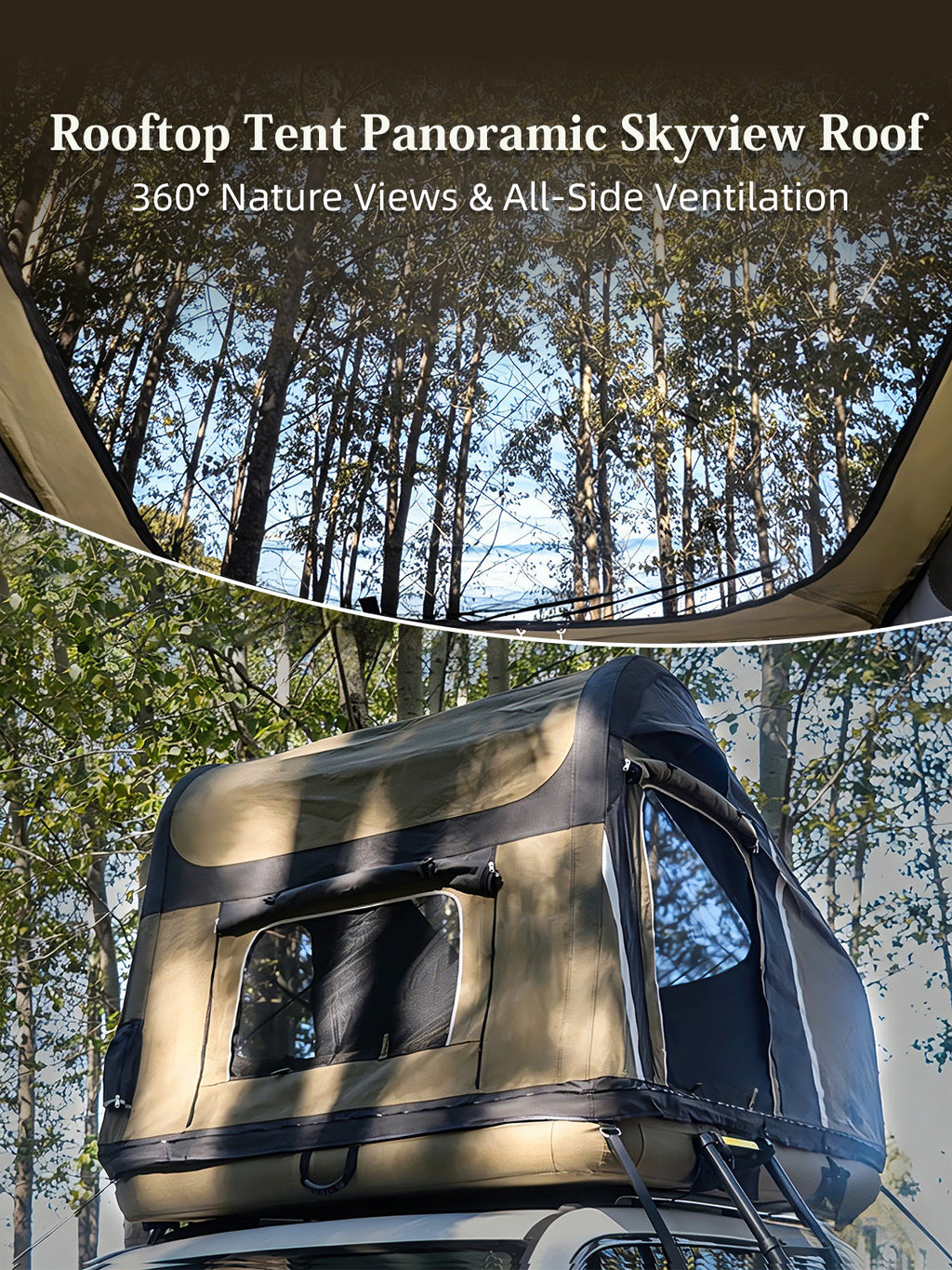 TOMOUNT Car Tent Spacious Glamping Edition