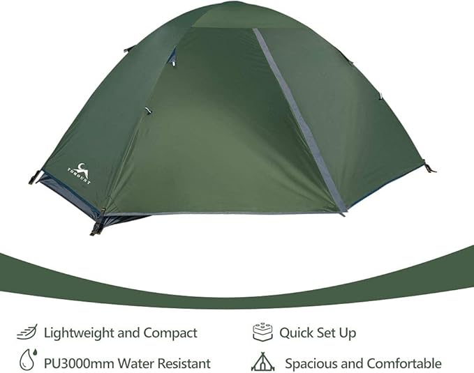 TOMOUNT Reago™ pro Lightweight 2 Person Backpacking Tent