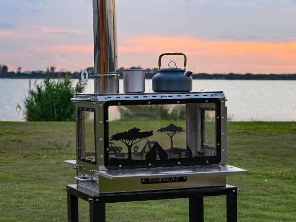 TOMOUNT Ultra-Large Capacity Wood Burning Stove for Hot Tents & Canvas Tents