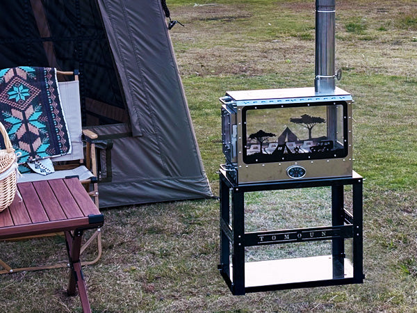 TOMOUNT Ultra-Large Capacity Wood Burning Stove for Hot Tents & Canvas Tents