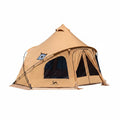 TOMOUNT Outrod™ Canvas 4 Person Bell Tent with Stove Jack