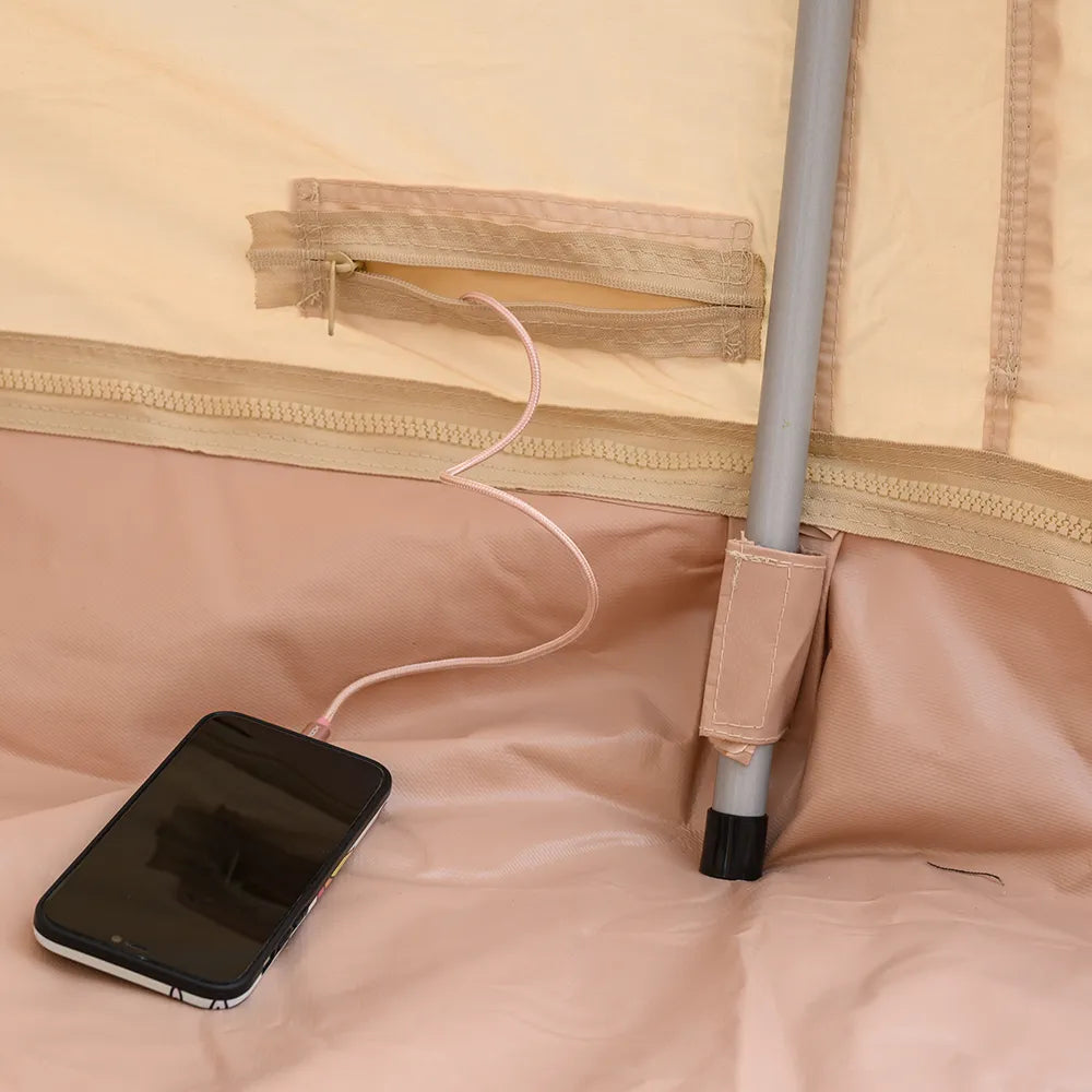 TOMOUNT Droplet™ Canvas Bell Tent with Stove Jack & Starview Window