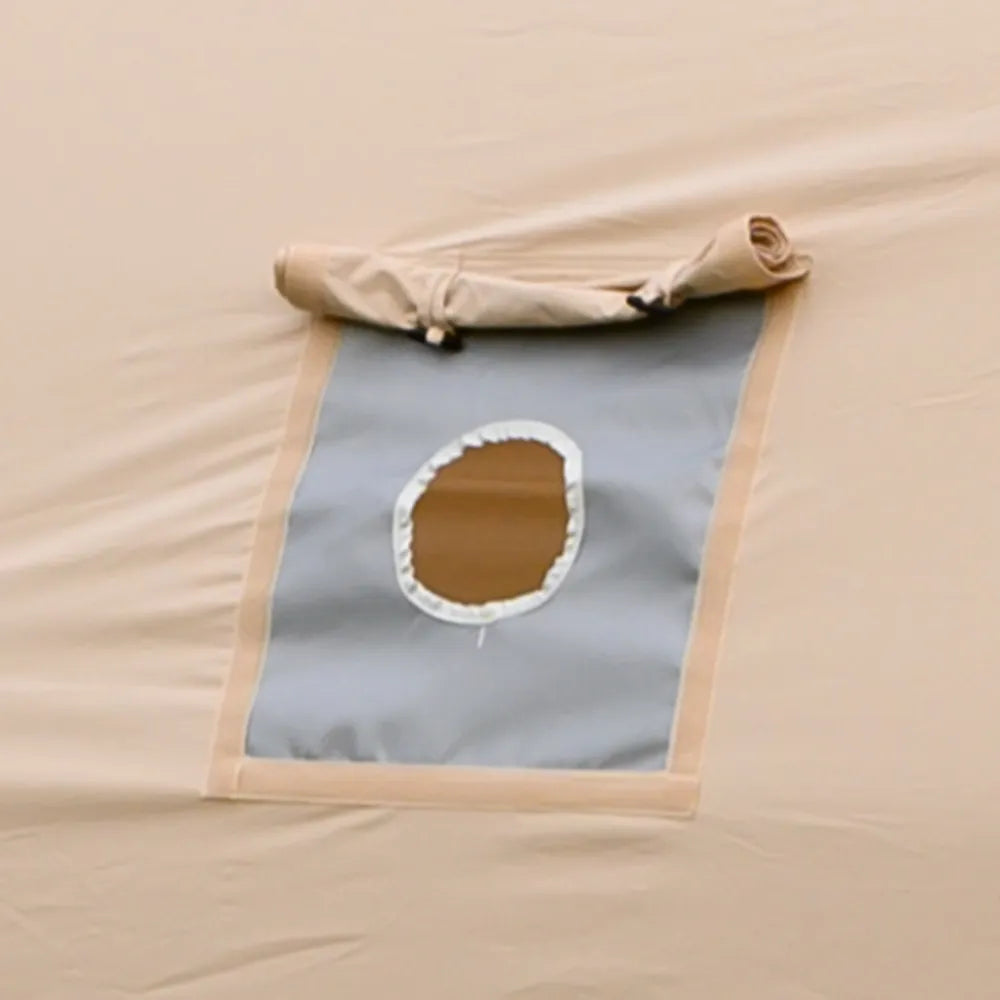 TOMOUNT Droplet™ Canvas Bell Tent with Stove Jack & Starview Window