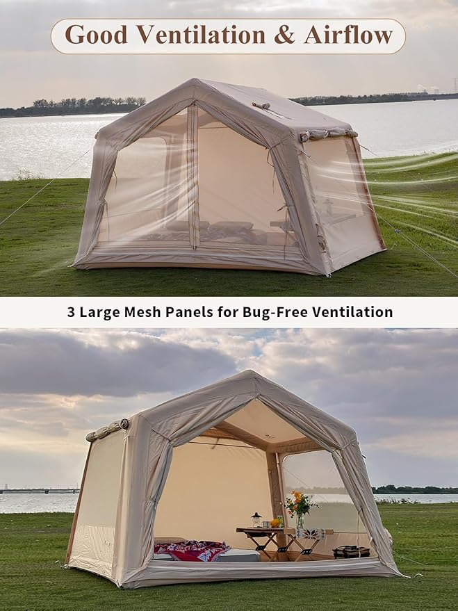 Pre-sale LODGE AIR-7 3-4 Person Blow up Air Hot Tent