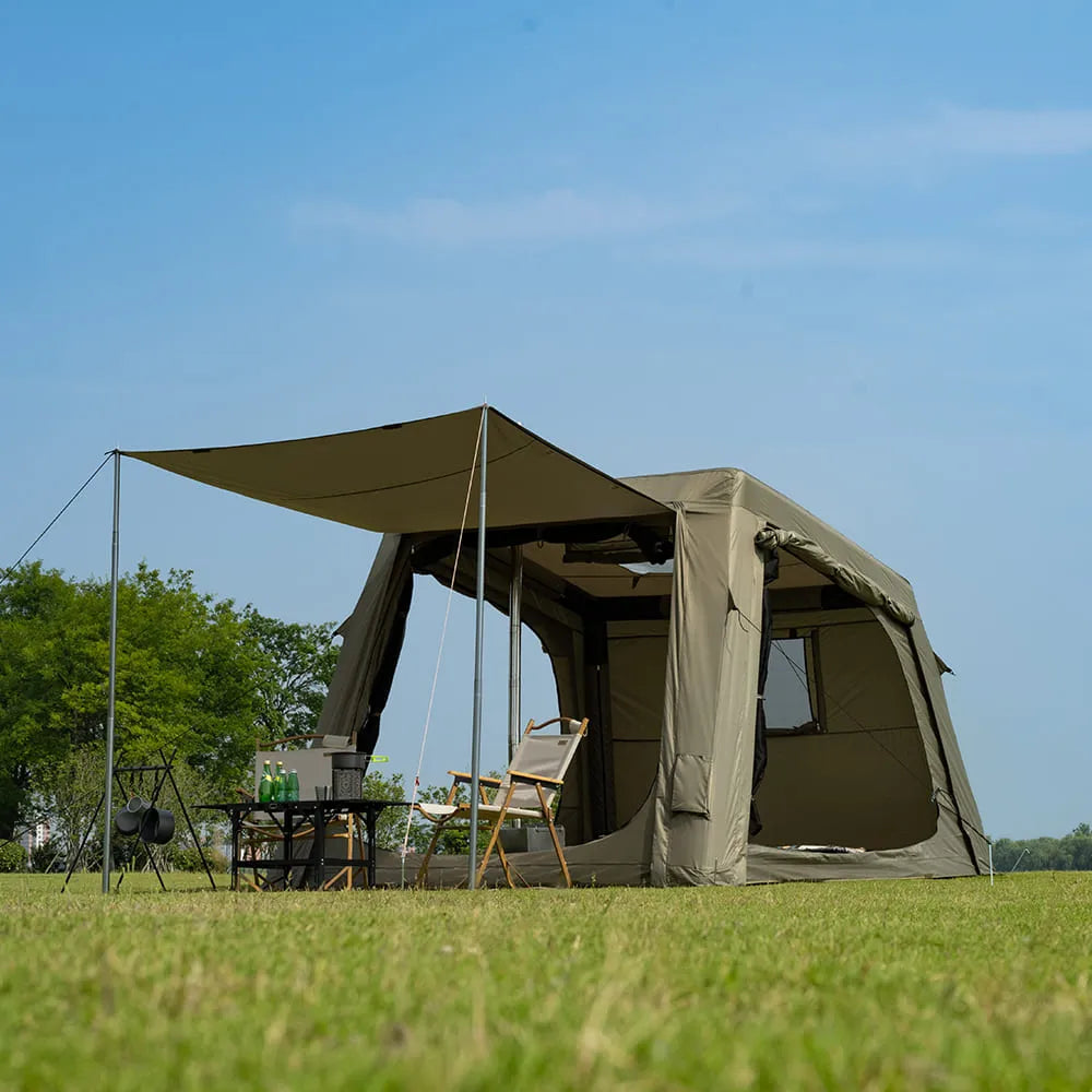 LODGE AIR-8L 3-4 Person Air Tent with Stove Jack