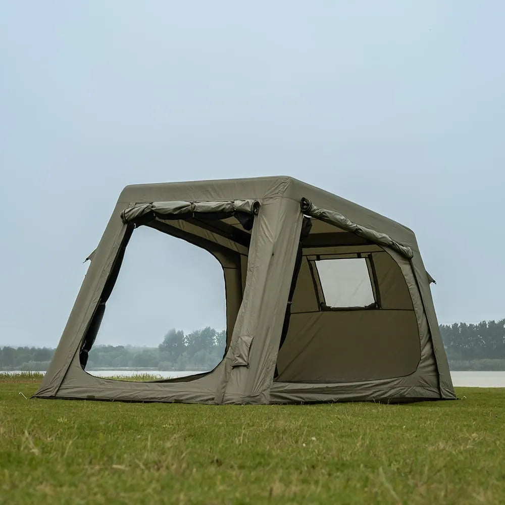 LODGE AIR-8L 3-4 Person Air Tent with Stove Jack