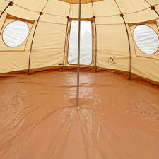 TOMOUNT Droplet™ Canvas Bell Tent with Stove Jack & Starview Window