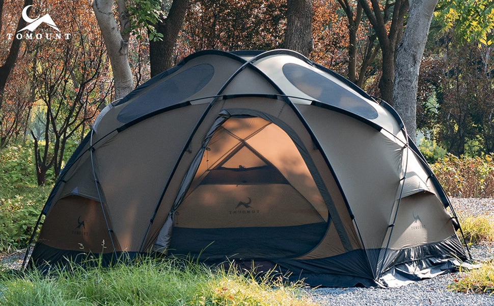 TOMOUNT Zeal™ Dome 4-Season Ultralight Nylon Tent with Stove Jack