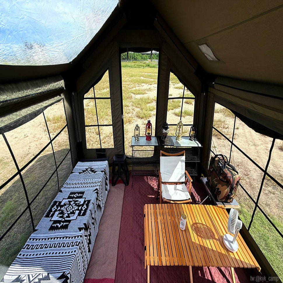 TOMOUNT Villa™ Inflatable 3-5 Person Air Tent with Skylight